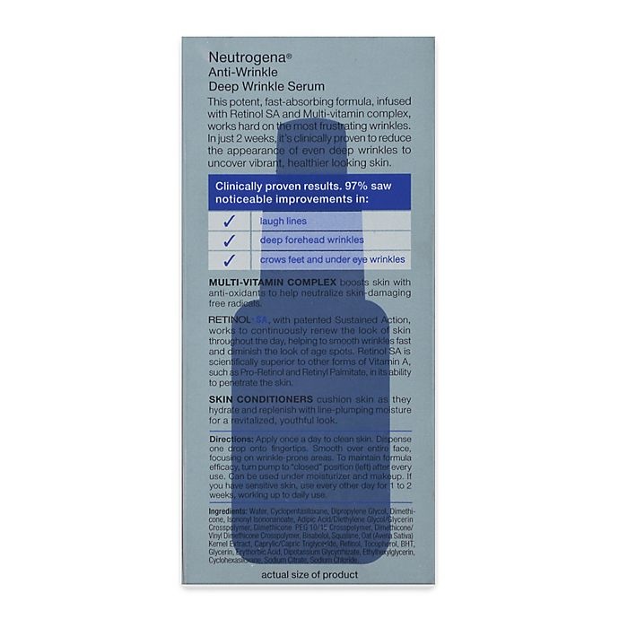 slide 2 of 3, Neutrogena Ageless Intensives Anti-Wrinkle Deep Wrinkle Serum, 1 oz