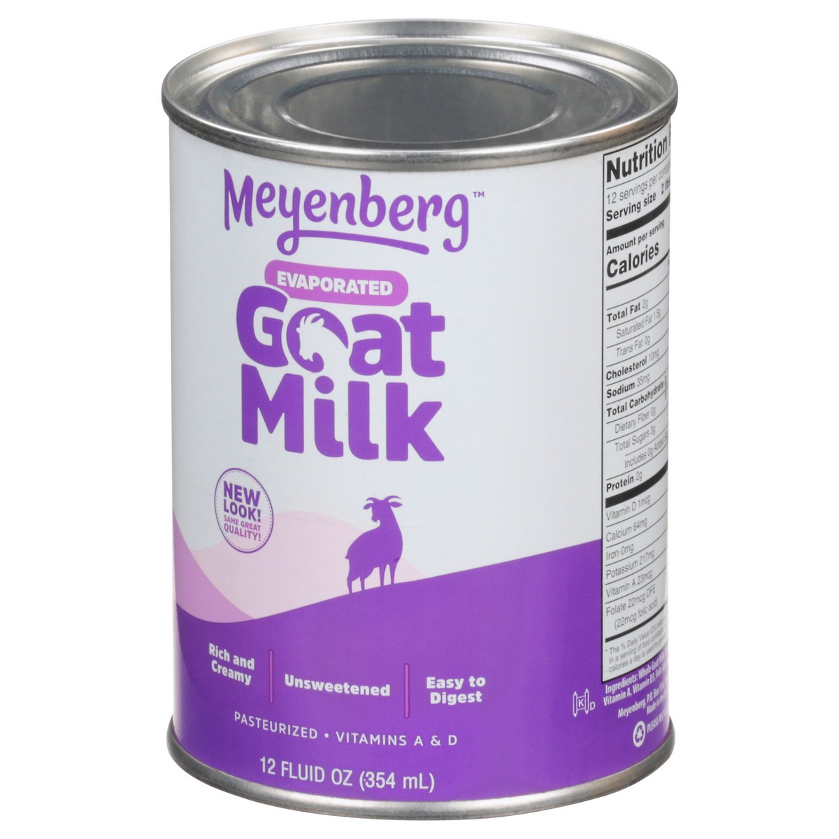 slide 7 of 9, Meyenberg Goat Milk Evaporated, 12 fl oz