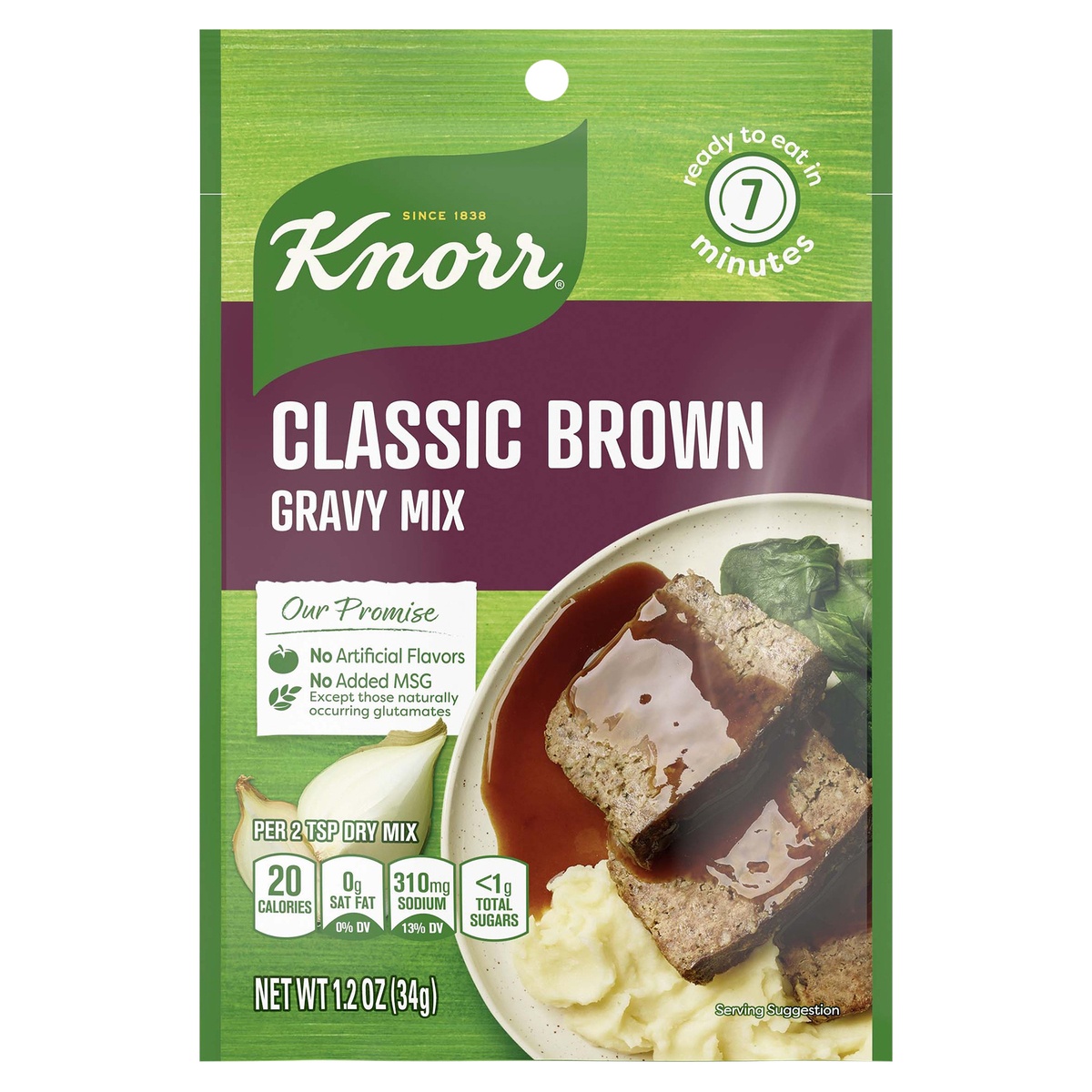 slide 1 of 5, Knorr Classic Brown Gravy Mix, 1.25 oz