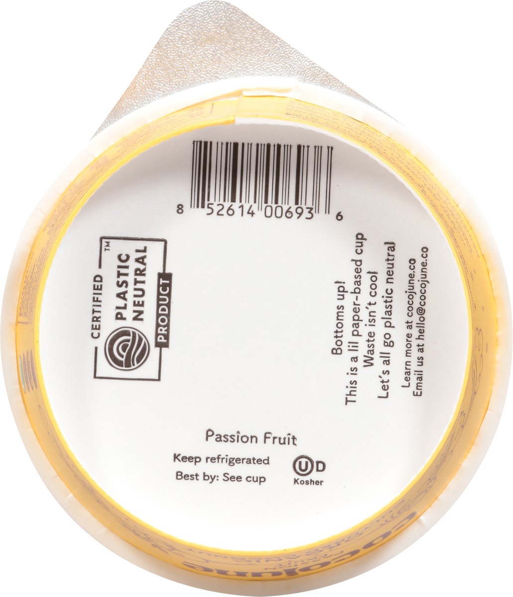 slide 8 of 13, Cocojune Organic Passion Fruit Cultured Coconut 4 oz, 