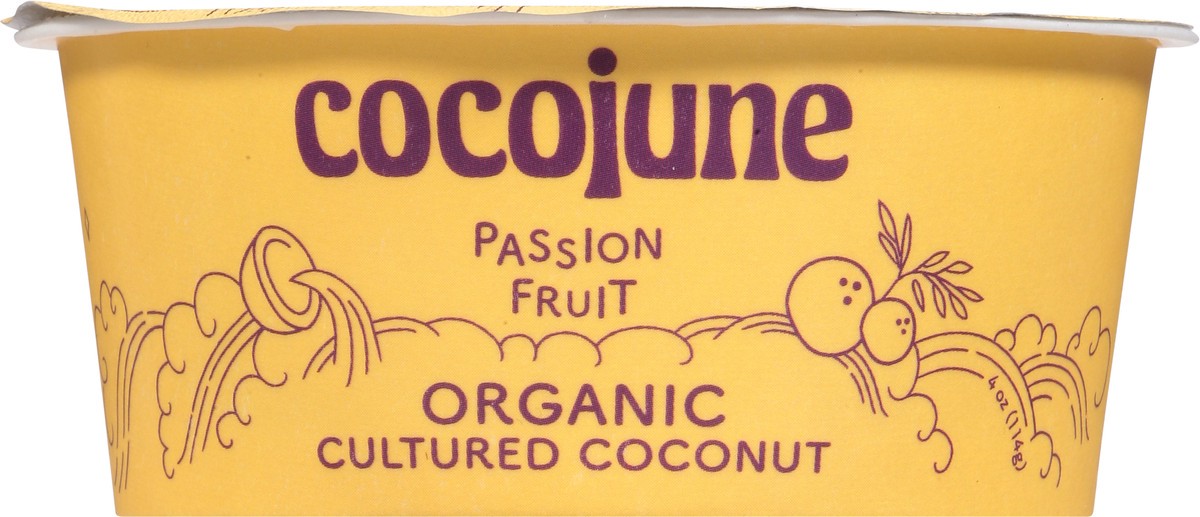 slide 13 of 13, Cocojune Organic Passion Fruit Cultured Coconut 4 oz, 