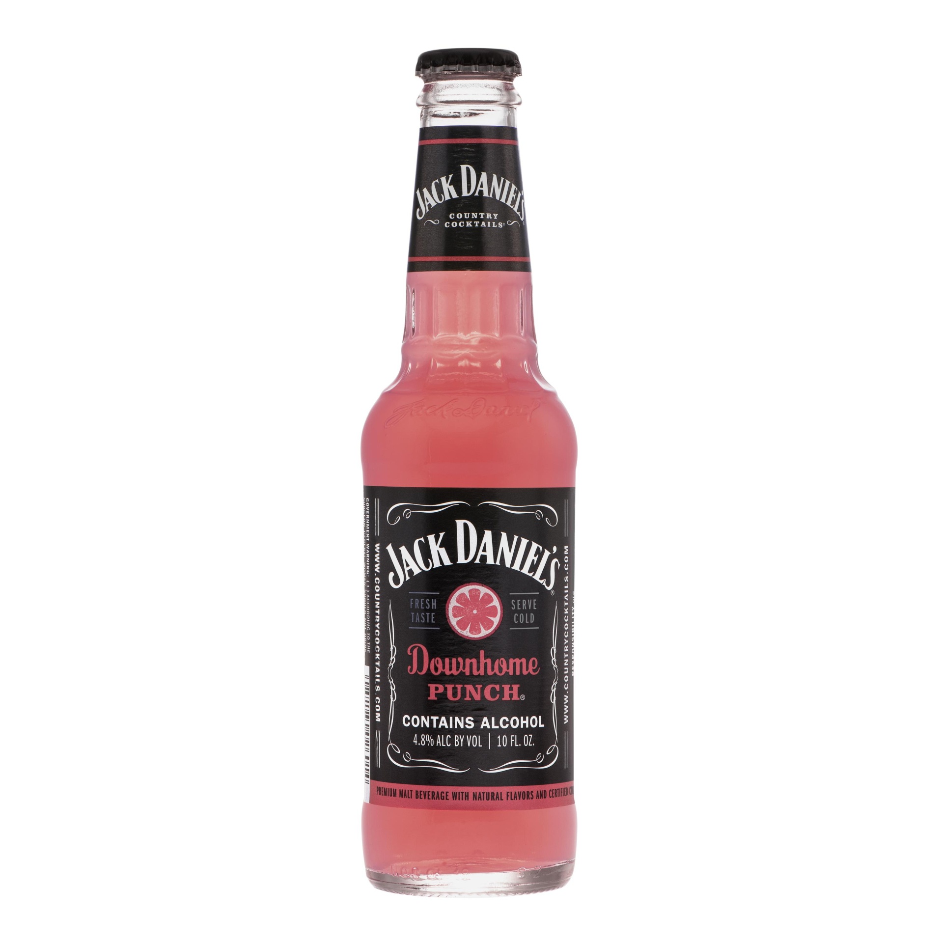 slide 1 of 1, Jack Daniel's Country Cocktails Downhome Punch Malt Beverage, 10 oz