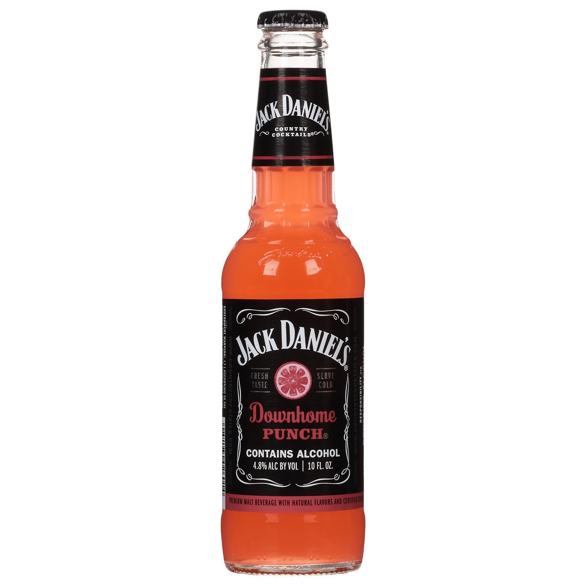 slide 1 of 9, Jack Daniel's Country Cocktails Downhome Punch Beer, Flavored Malt Beverage, 10 oz