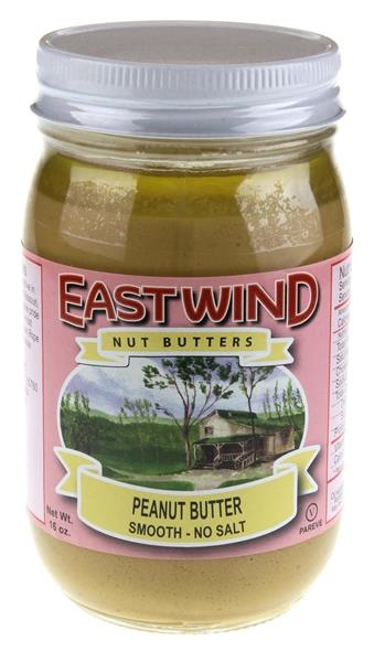 slide 1 of 1, Eastwind Nut Butters Smooth Peanut Butter No Salt, 16 oz
