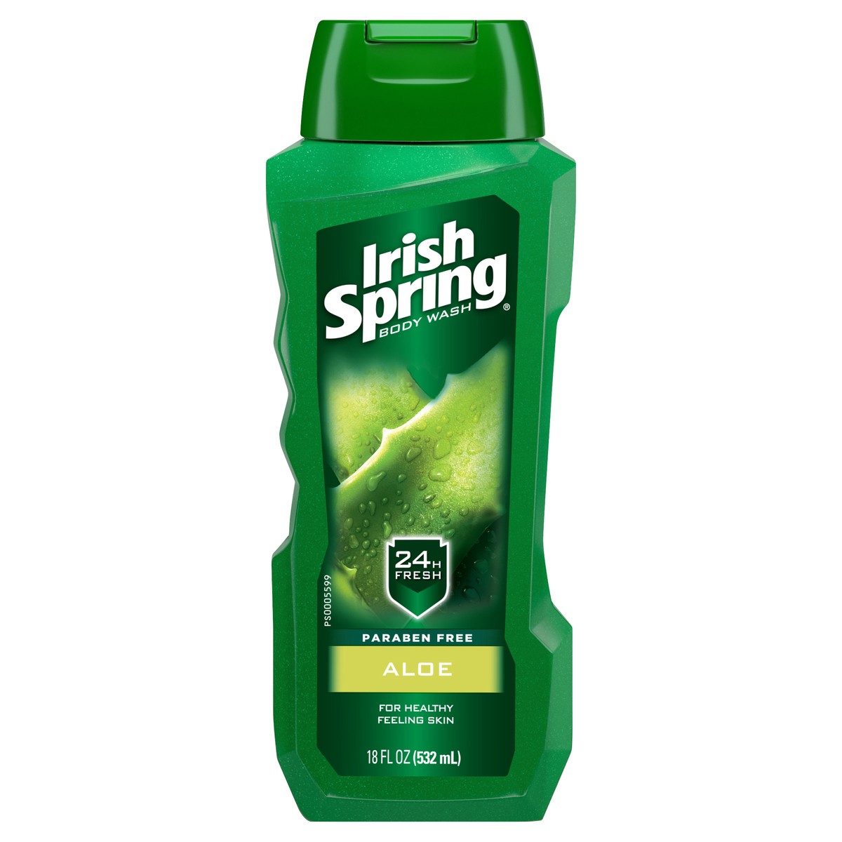 slide 1 of 6, Irish Spring Body Wash Aloe, 18 fl oz