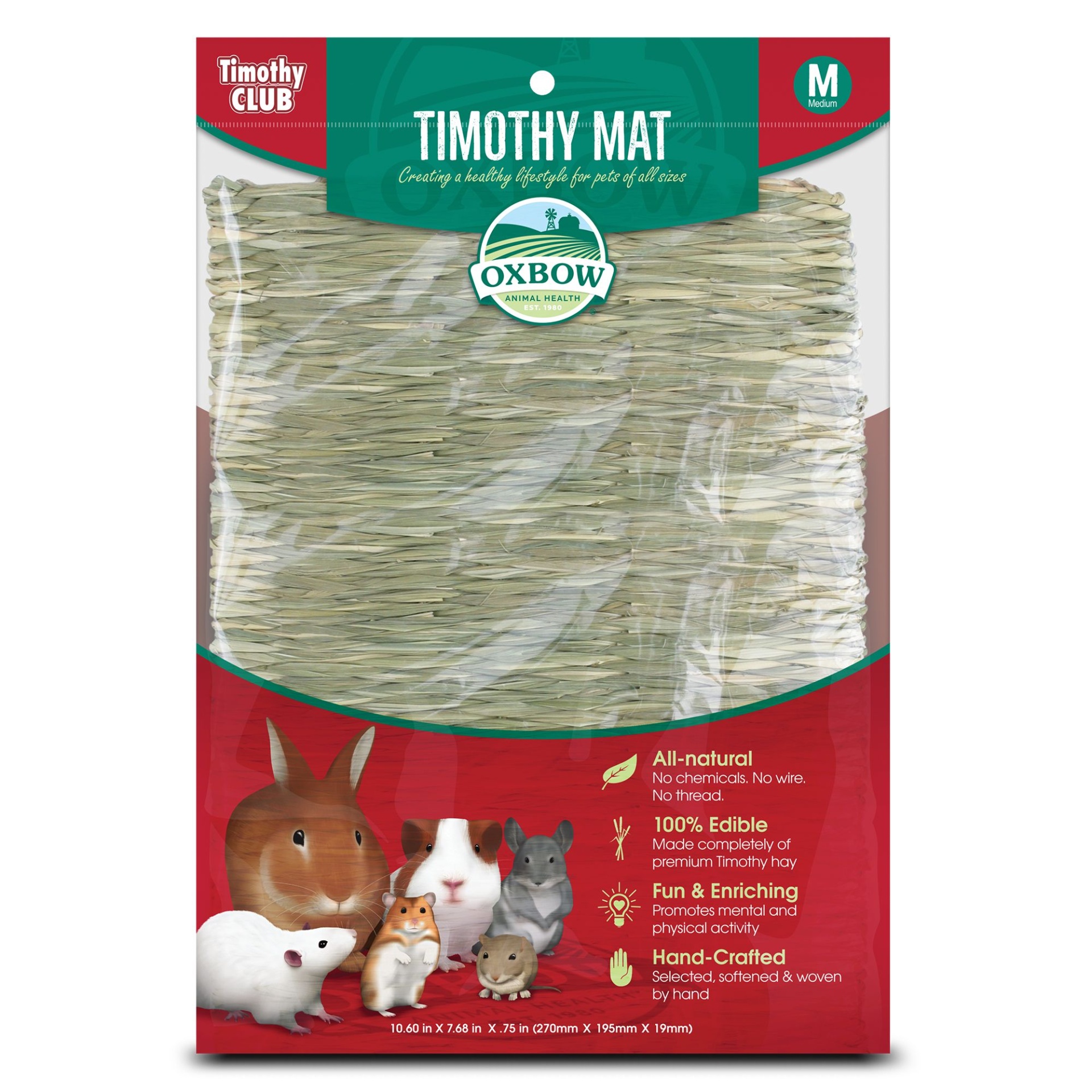 slide 1 of 1, Oxbow Small Pet Timothy Mat, 1 ct