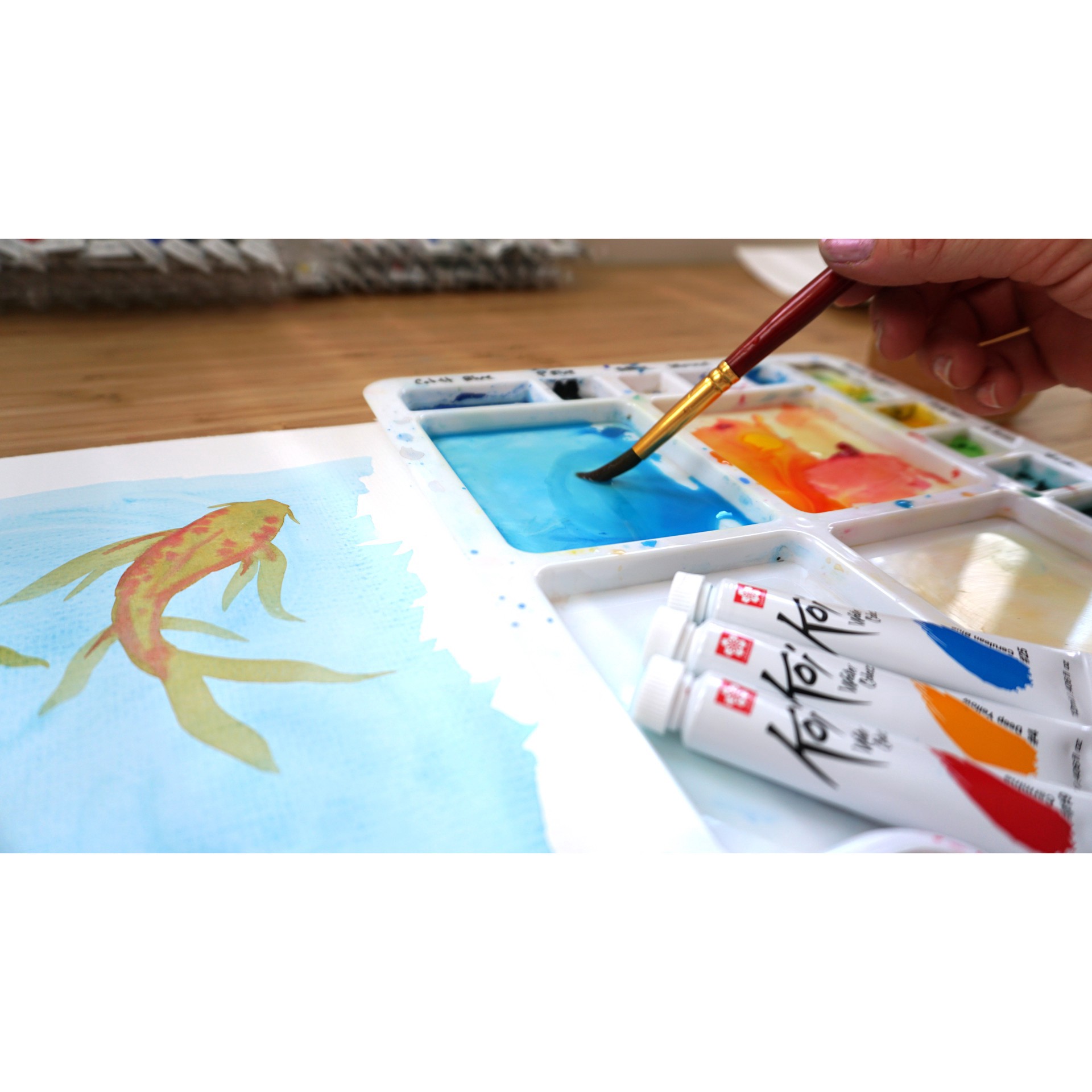 slide 2 of 3, Koi Water Colors 12 Color Fine Quality Watercolors, 12 ml