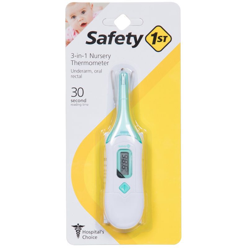 slide 1 of 4, Safety 1st 3-in-1 Nursery Thermometer, 1 ct