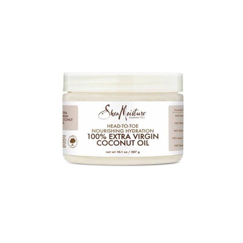 slide 2 of 8, SheaMoisture 100% Extra Virgin Coconut Oil - 10.1 fl oz, 10.1 fl oz