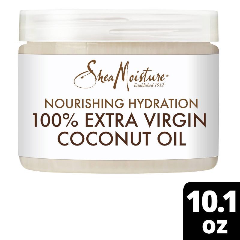 slide 1 of 8, SheaMoisture 100% Extra Virgin Coconut Oil - 10.1 fl oz, 10.1 fl oz