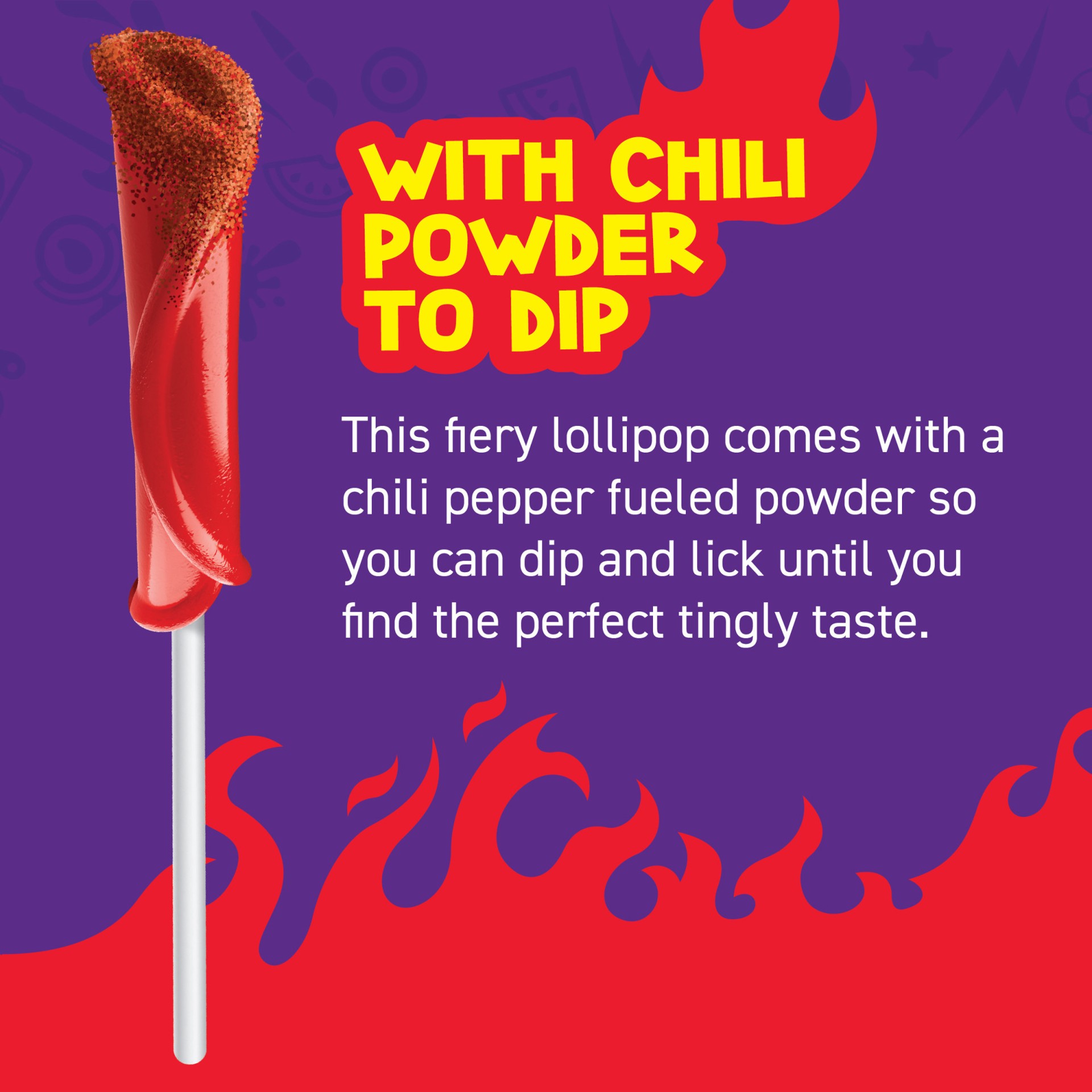 slide 3 of 5, Vero Takis Lollipop Fuego Chamoy Lollipop, 4.23 oz