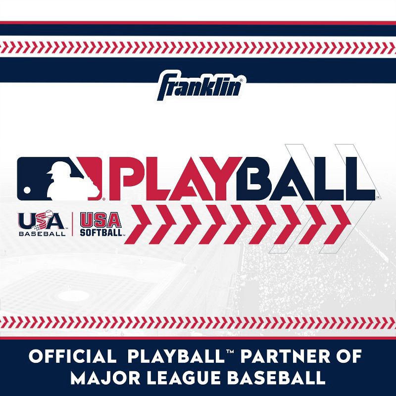 slide 9 of 9, Franklin Sports MLB Playball Oversized Foam Bat and Ball: Toy Sports Set for Physical Fitness, 1 ct
