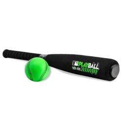 Franklin Sports MLB Playball Oversized Foam Bat and Ball: Toy Sports Set for Physical Fitness