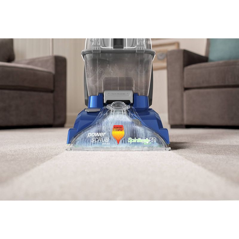 slide 2 of 10, Hoover Power Scrub Deluxe Carpet Cleaner Machine and Upright Shampooer - FH50141, 1 ct