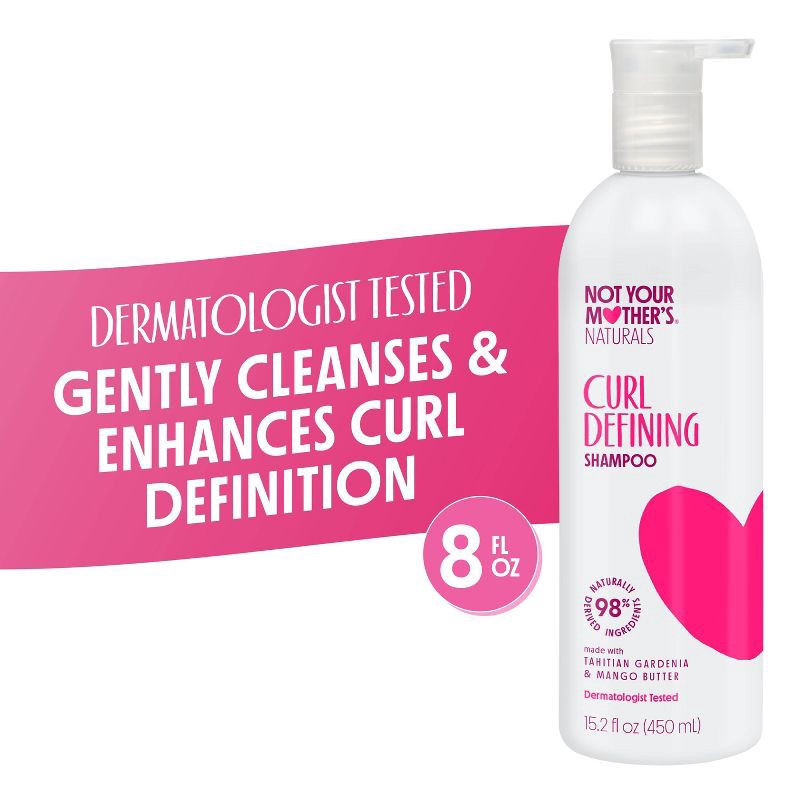 slide 2 of 11, Not Your Mother's Naturals Tahitian Gardenia Flower & Mango Butter Curl Definition Shampoo - 15.2 fl oz, 15.2 fl oz