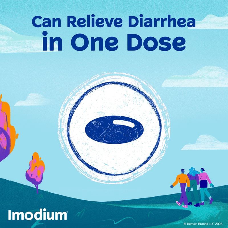 slide 7 of 11, Imodium A-D Diarrhea Softgels - 24ct, 24 ct