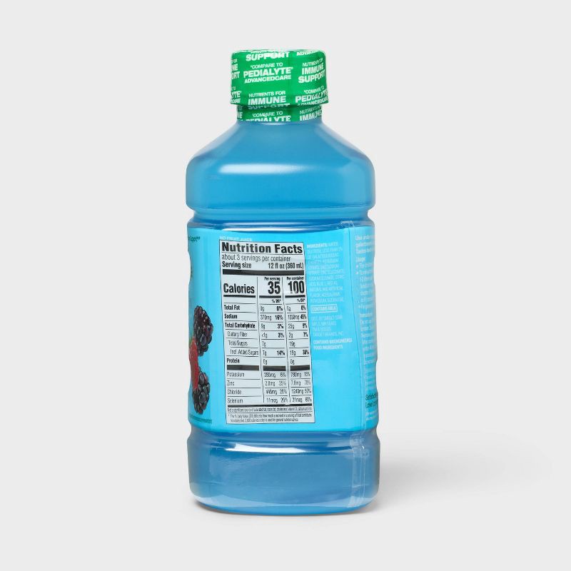 slide 4 of 6, Blue Raspberry Oral Electrolyte Solution - 33.8 fl oz - up&up™, 33.8 fl oz