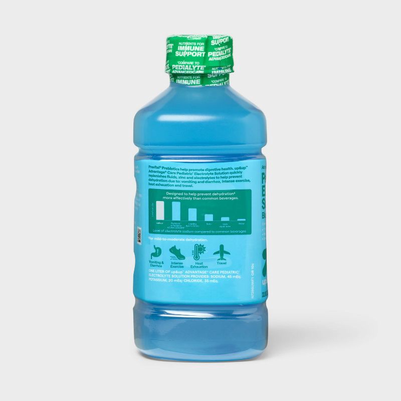 slide 5 of 6, Blue Raspberry Oral Electrolyte Solution - 33.8 fl oz - up&up™, 33.8 fl oz