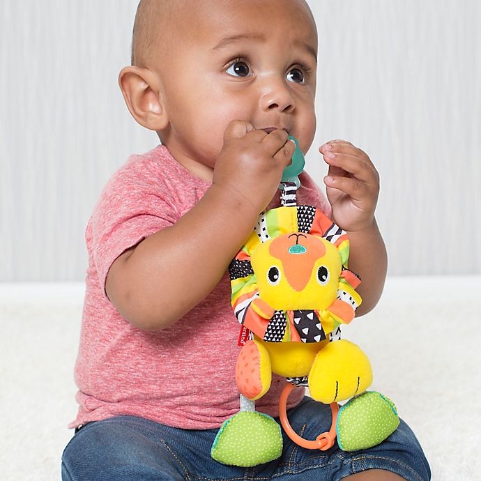 slide 3 of 4, Infantino Peek And Pull Jittery Pal Infant Toy - Multi-Color, 1 ct