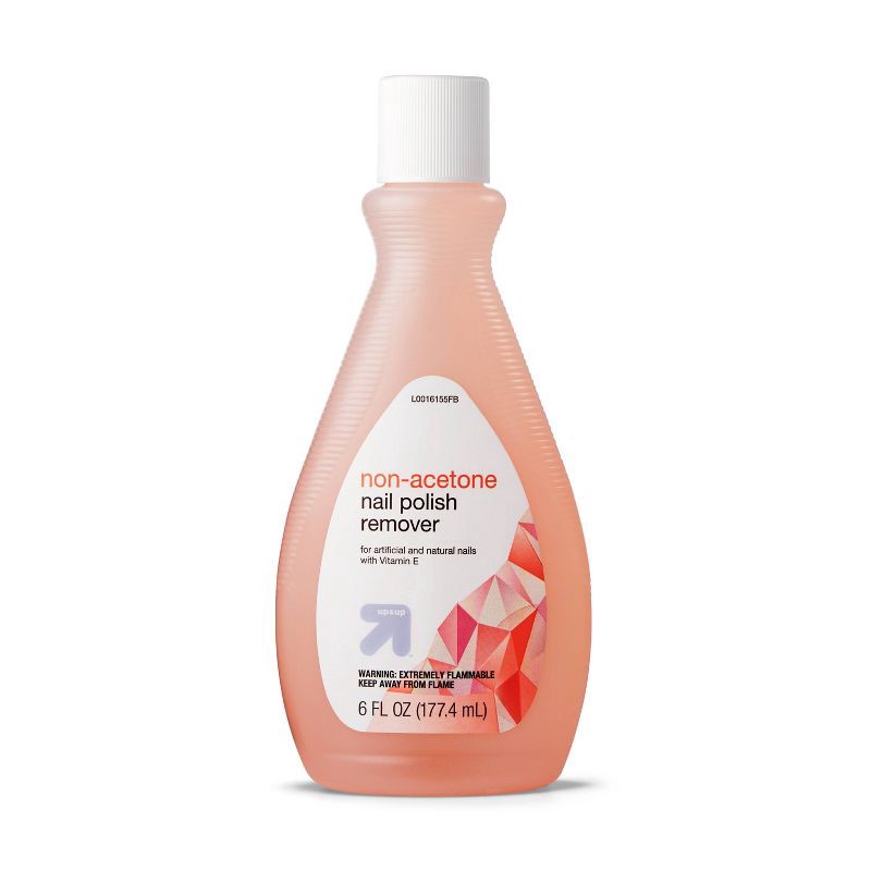 slide 1 of 3, Nail Polish Remover Solution - 6 fl oz - up & up™, 6 fl oz