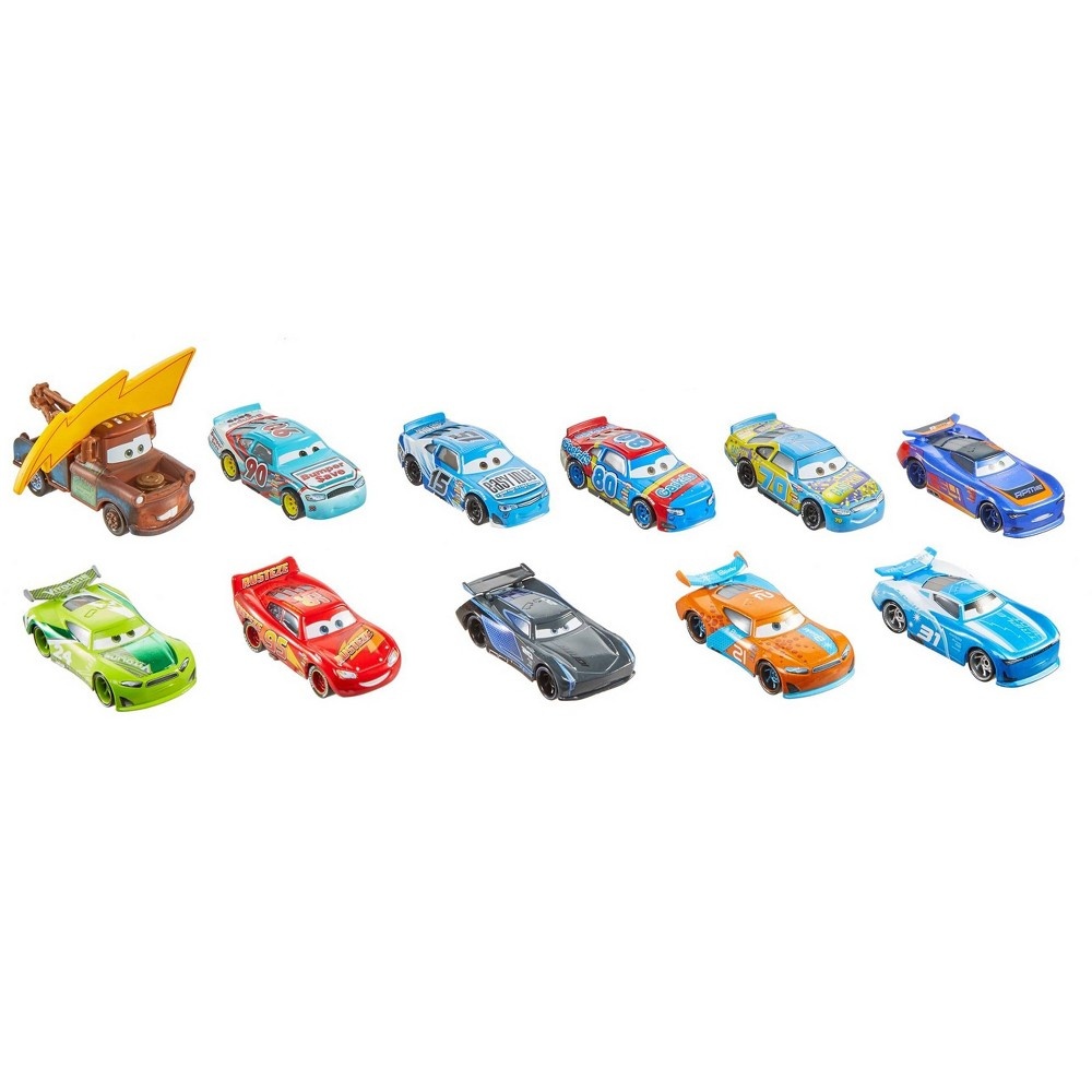 slide 2 of 5, Disney Pixar Cars Piston Cup Race Die-Cast 11pk - Individual (Cars May Vary), 11 ct