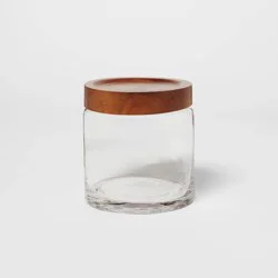Canister Acacia/Glass Small - Threshold™