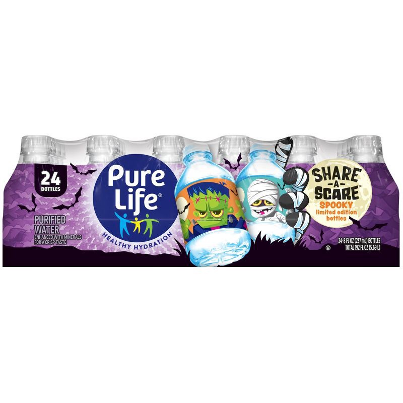 slide 1 of 10, Pure Life Purified Water - 24pk/8 fl oz Bottles, 24 ct; 8 fl oz