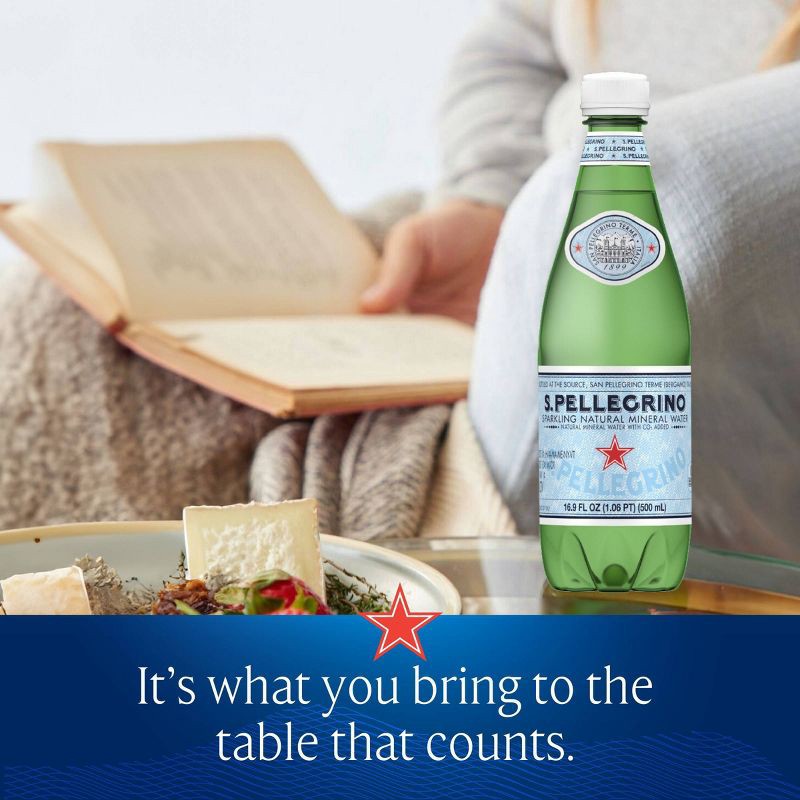 slide 4 of 7, Sanpellegrino S.Pellegrino Mineral Sparkling Water Bottles - 6pk/16.9 fl oz, 6 ct; 16.9 fl oz