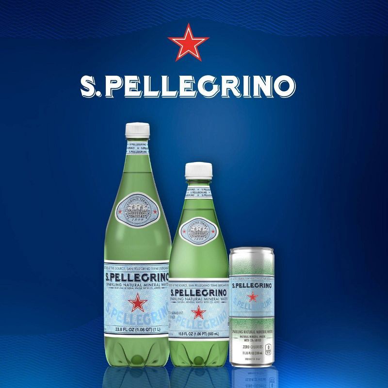 slide 5 of 7, Sanpellegrino S.Pellegrino Mineral Sparkling Water Bottles - 6pk/16.9 fl oz, 6 ct; 16.9 fl oz
