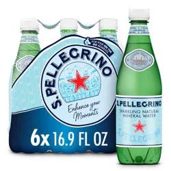 Sanpellegrino S.Pellegrino Mineral Sparkling Water Bottles - 6pk/16.9 fl oz