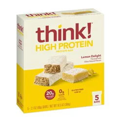 think! Lemon Delight High Protein Bars - 20g Protein - 10.5oz/5ct