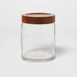 Canister Acacia/Glass Medium - Threshold™