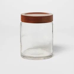 Canister Acacia/Glass Medium - Threshold™