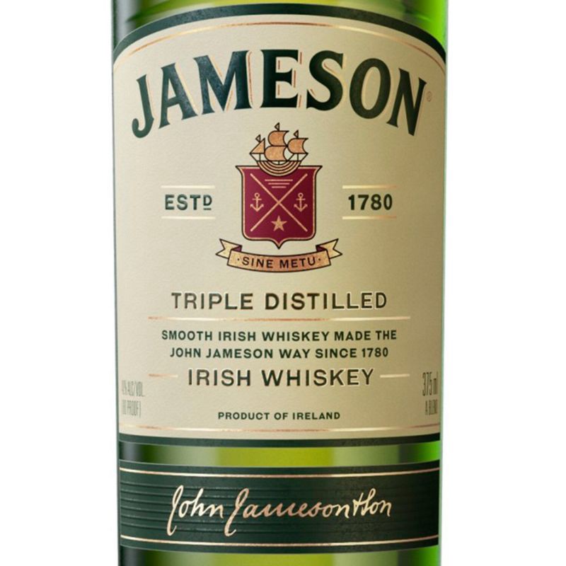 Jameson Irish Whiskey - 375ml Bottle 375 Ml 