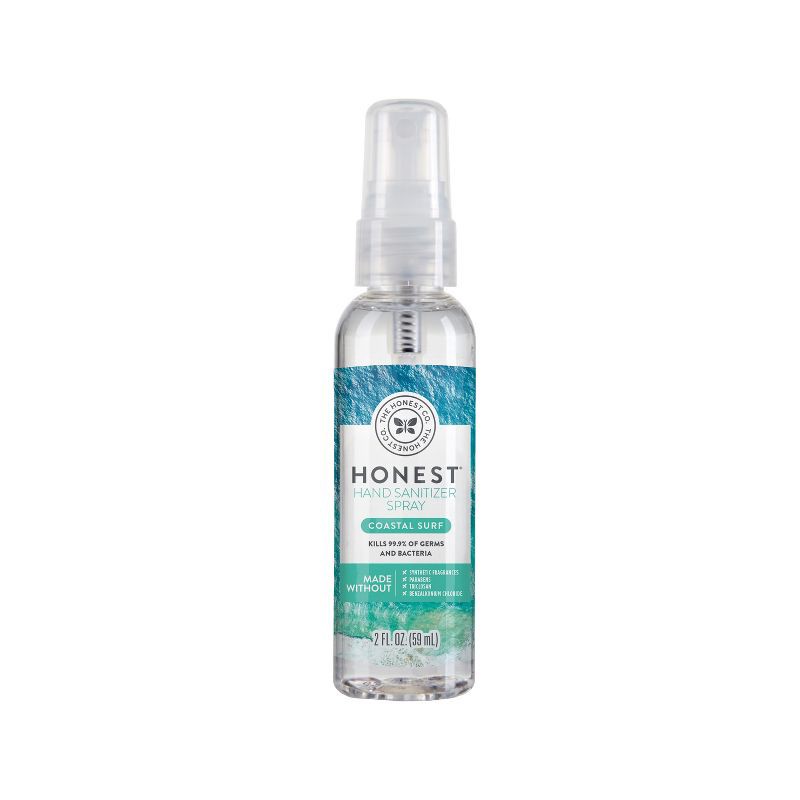 slide 1 of 3, The Honest Company Hand Sanitizer Spray - Coastal Surf - Trial Size - 2 fl oz, 2 fl oz