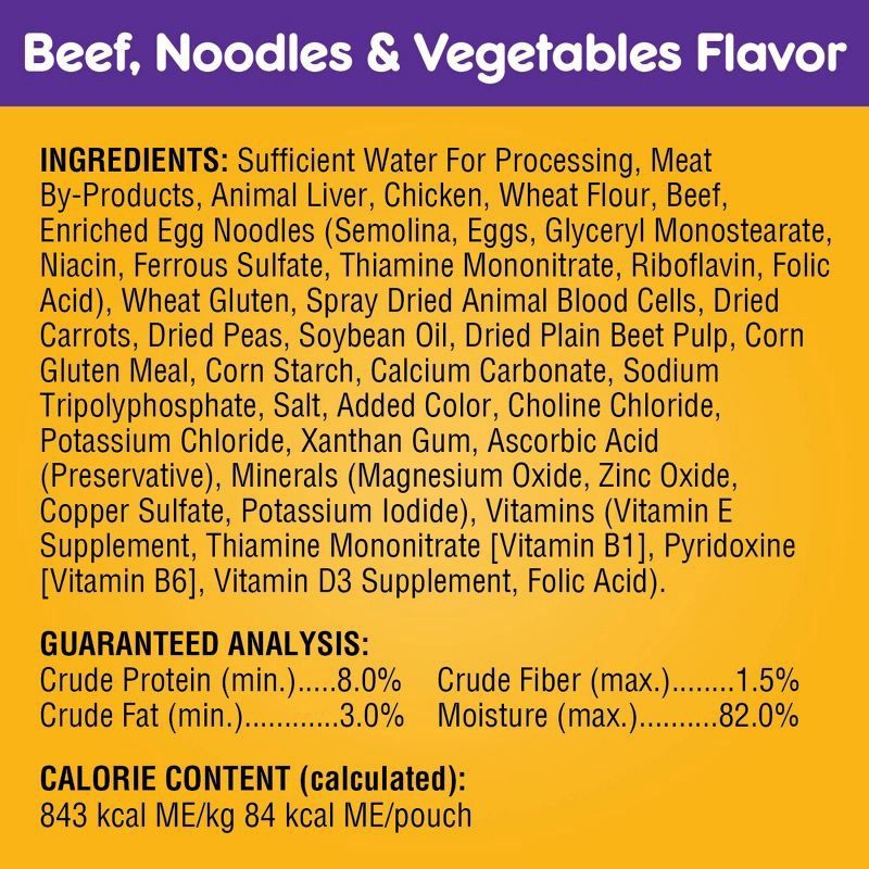 slide 12 of 17, Pedigree Choice Cuts in Gravy Chicken, Vegetable, and Beef Flavor Variety Pack Pouch Wet Dog Food - 3.5oz/18ct, 18 ct; 3.5 oz