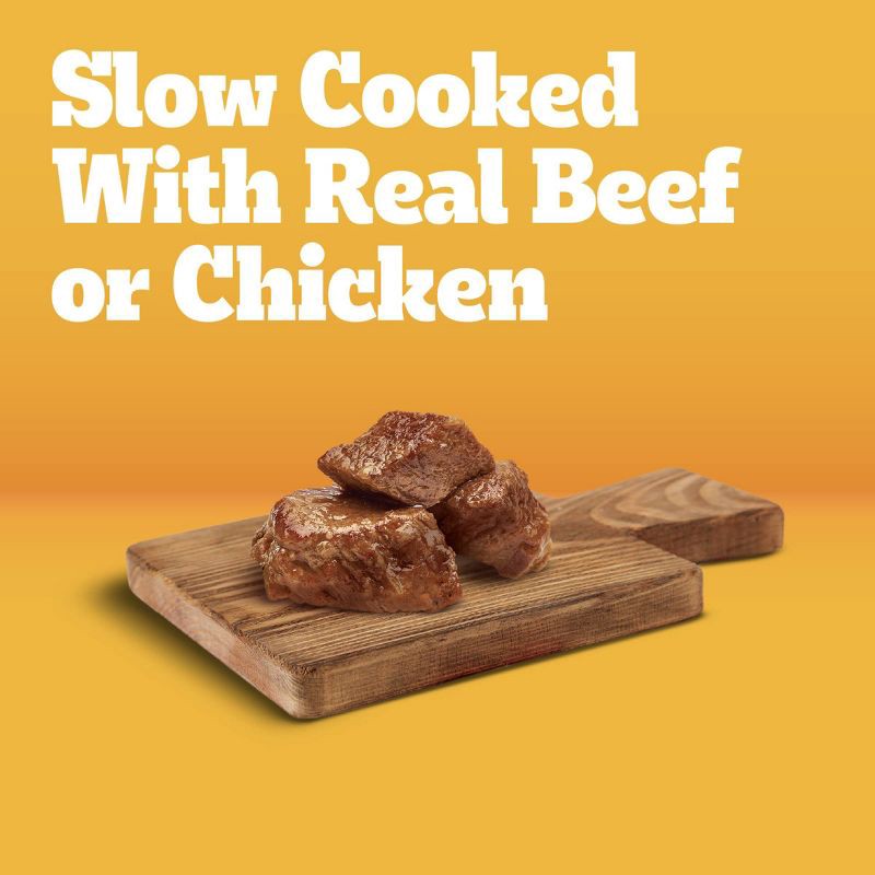 slide 2 of 13, Pedigree Chopped Ground Dinner Chicken, Steak, Beef and Bacon Flavor Pouch Variety Pack Wet Dog Food - 63oz, 63 oz