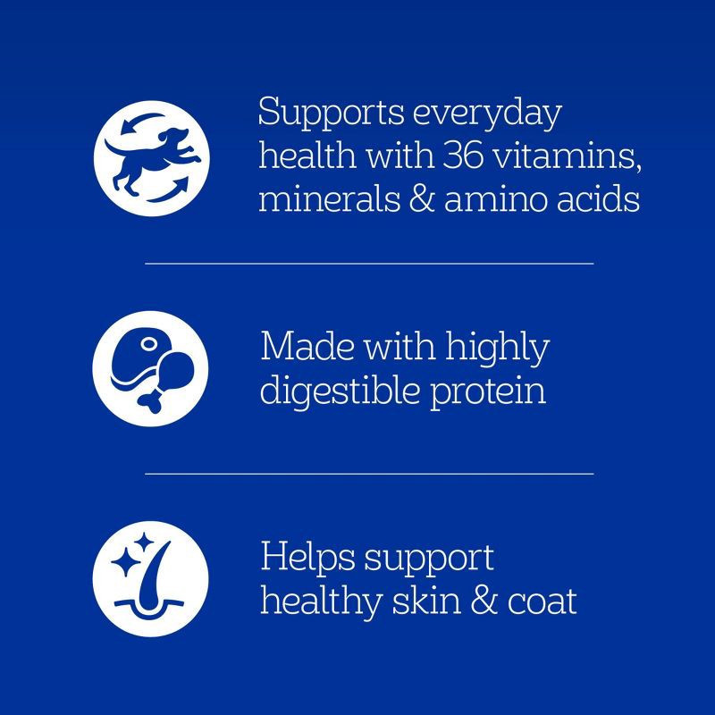 slide 3 of 13, Pedigree Chopped Ground Dinner Chicken, Steak, Beef and Bacon Flavor Pouch Variety Pack Wet Dog Food - 63oz, 63 oz