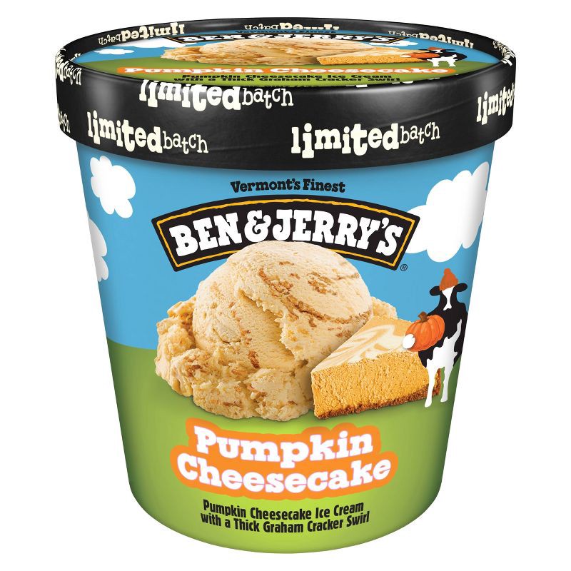 slide 1 of 5, Ben & Jerry's Pumpkin Cheesecake Ice Cream - 16oz, 16 oz