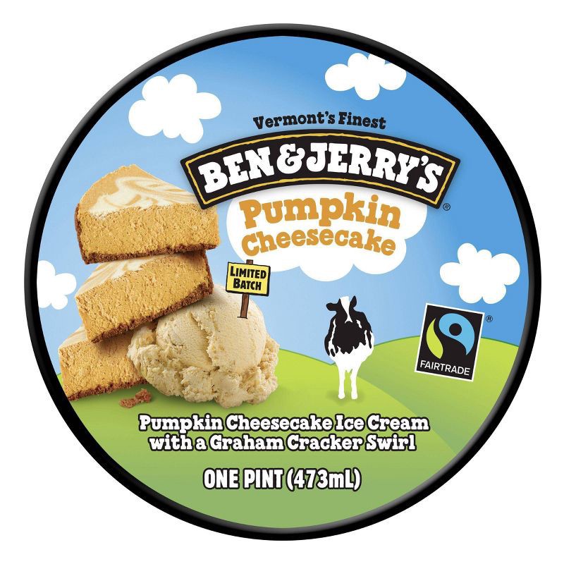 slide 5 of 5, Ben & Jerry's Pumpkin Cheesecake Ice Cream - 16oz, 16 oz