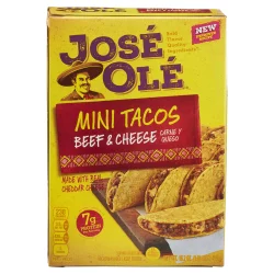 José Olé Beef And Cheese Mini Tacos