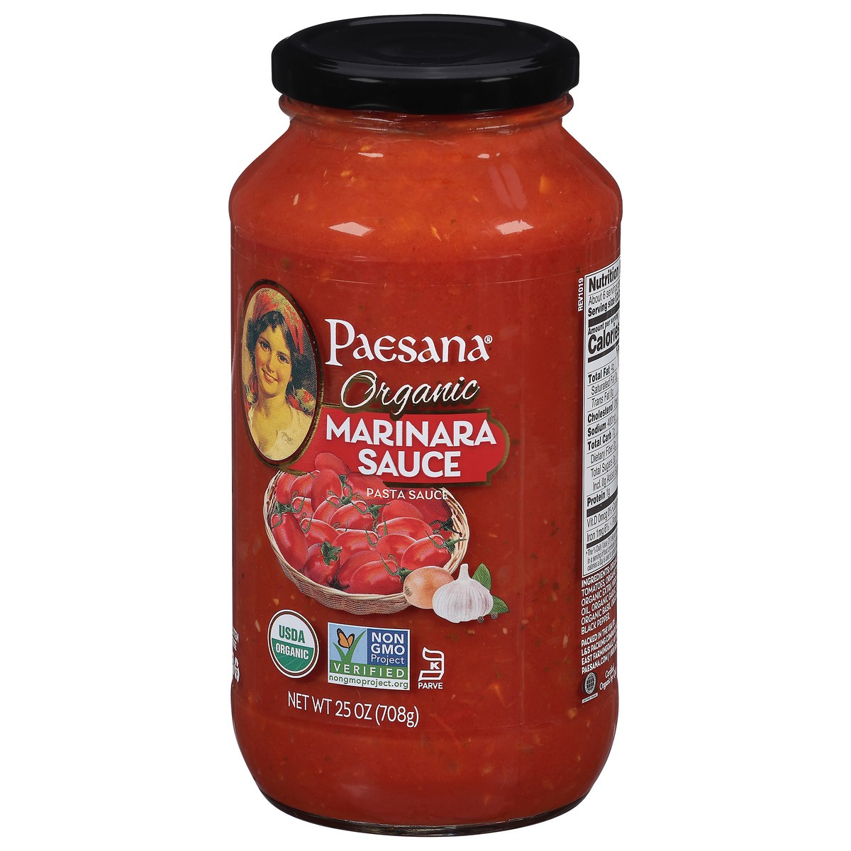 slide 5 of 11, Paesana Sauce, Premium Organic, Tuscan Pepper, 25 oz
