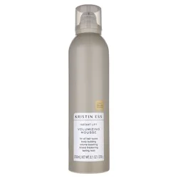 Kristin Ess Instant Lift Volumizing Mousse with Castor Oil - Boosts Volume + Thickens Hair - 8.1oz