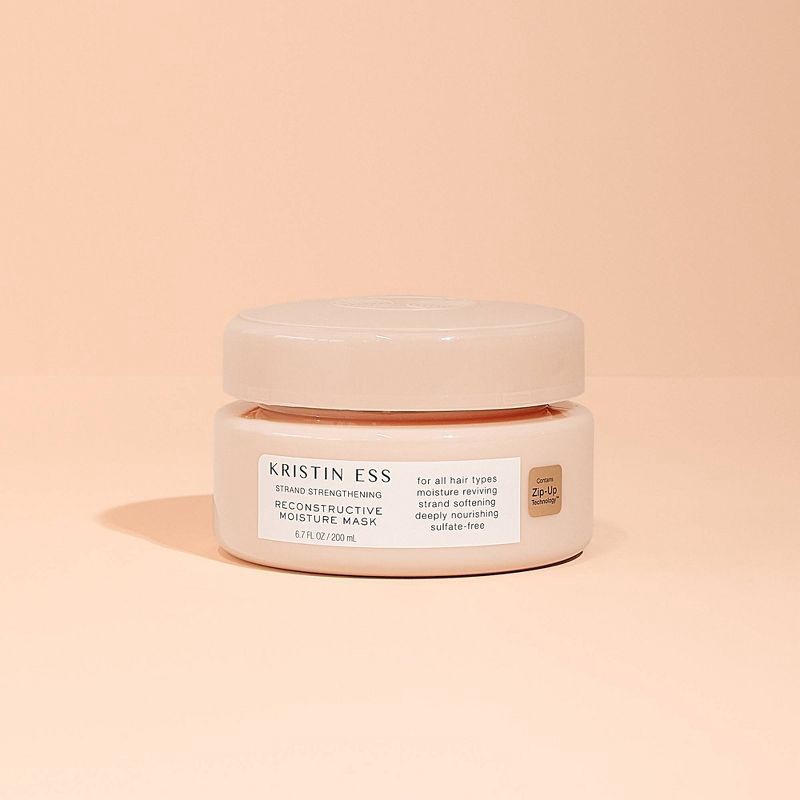 slide 6 of 7, Kristin Ess Hair Reconstructive Moisturizing Repair Mask, Deep Conditioner for Dry Damaged Hair with Shea Butter + Coconut Oil- 6.7 fl oz, 6.7 fl oz