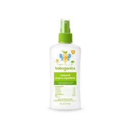 Babyganics 6oz Natural DEET Free Insect Repellent: Pump Spray, Skin Safe, Repels Gnats & Biting Flies