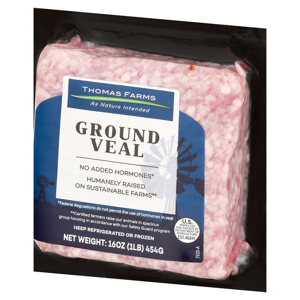 slide 9 of 11, Thomas Farms Ground Veal 16 oz, 16 oz