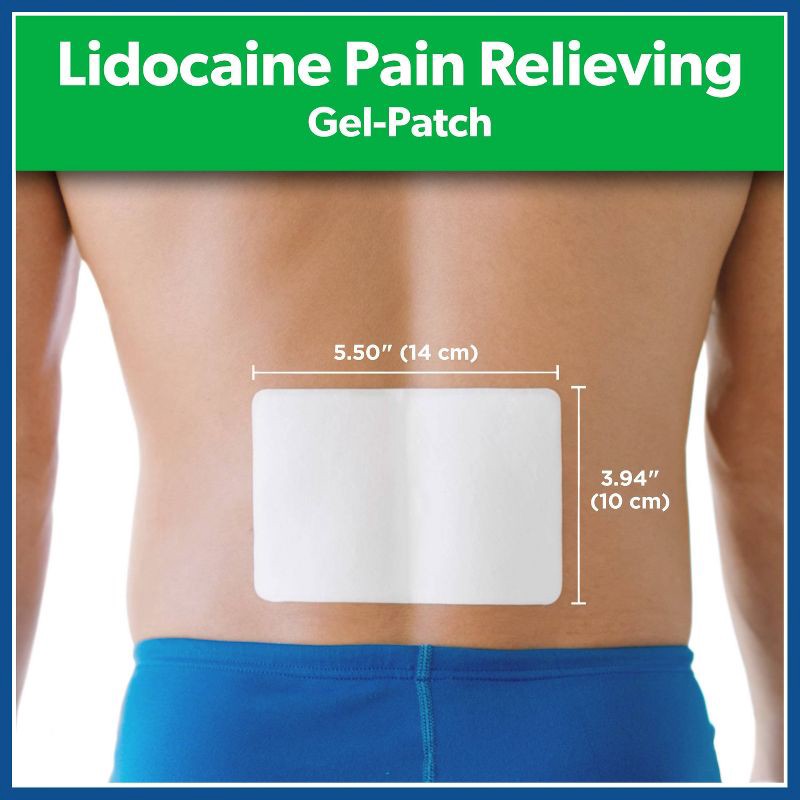 slide 3 of 7, Salonpas Lidocaine 4% Pain Relieving Gel Patch - Odor Free - 6ct, 6 ct