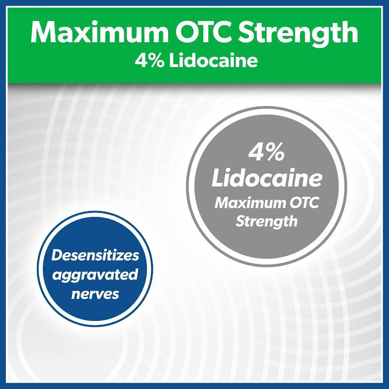 slide 5 of 7, Salonpas Lidocaine 4% Pain Relieving Gel Patch - Odor Free - 6ct, 6 ct