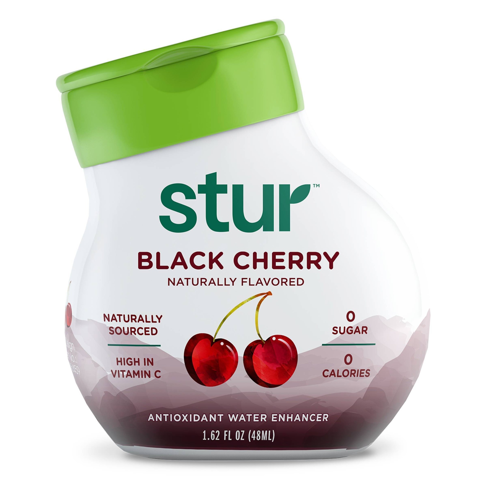 slide 1 of 3, Stur Liquid Enhancer Black Cherry - 1.62 fl oz Bottle, 1.62 fl oz
