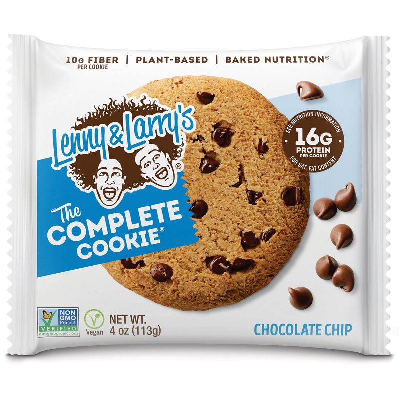 slide 2 of 3, Lenny & Larry's Complete Vegan Cookies - Chocolate Chip - 4ct, 4 ct